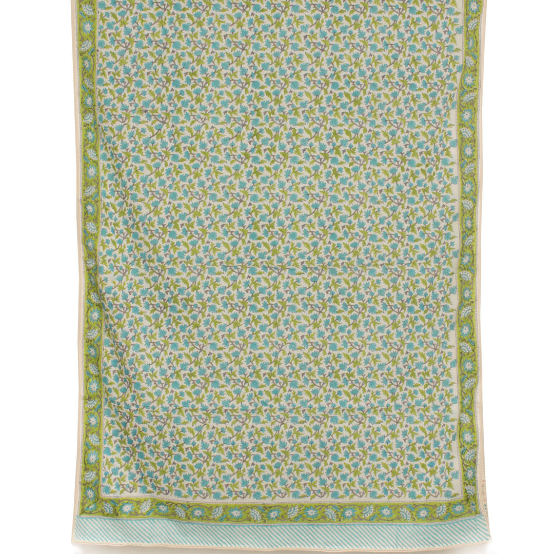 Hand Block Printed Mulmul Cotton Salwar Suit Material 10055946