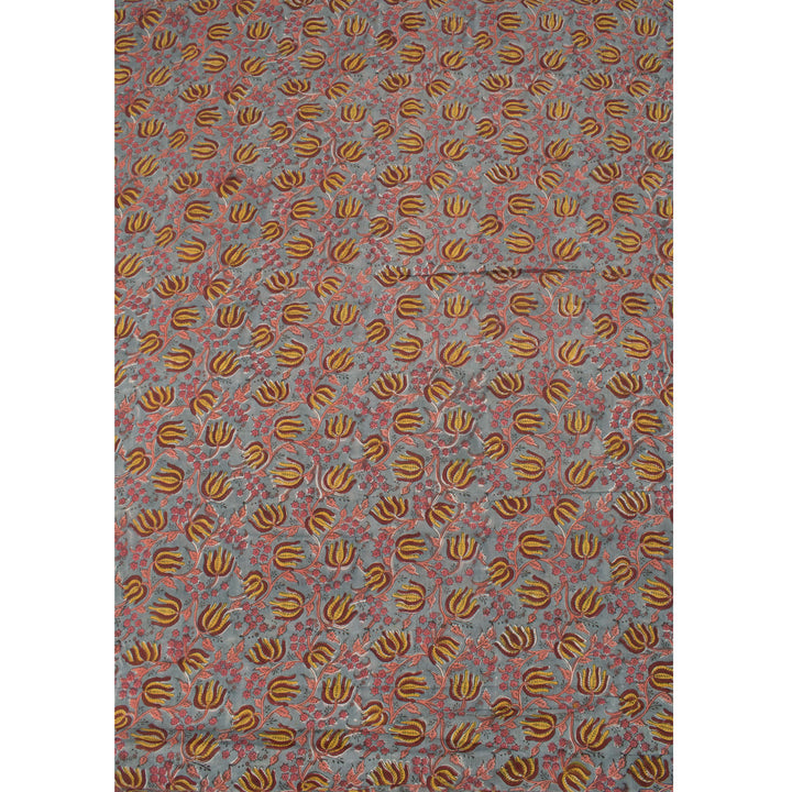 Hand Block Printed Mulmul Cotton Salwar Suit Material 10055955