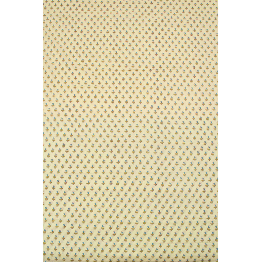 Hand Block Printed Mulmul Cotton Salwar Suit Material 10055958