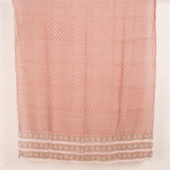 Hand Block Printed Cotton 3-Piece Salwar Suit Material 10057072