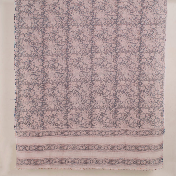 Hand Block Printed Cotton 3-Piece Salwar Suit Material 10057077