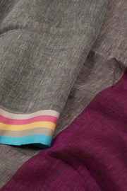 Handloom Bhagalpur Linen Saree 10057611