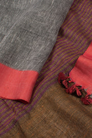 Handloom Bhagalpur Linen Saree 10057617