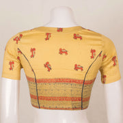 Madhubani Printed Silk Cotton Blouse 10057636