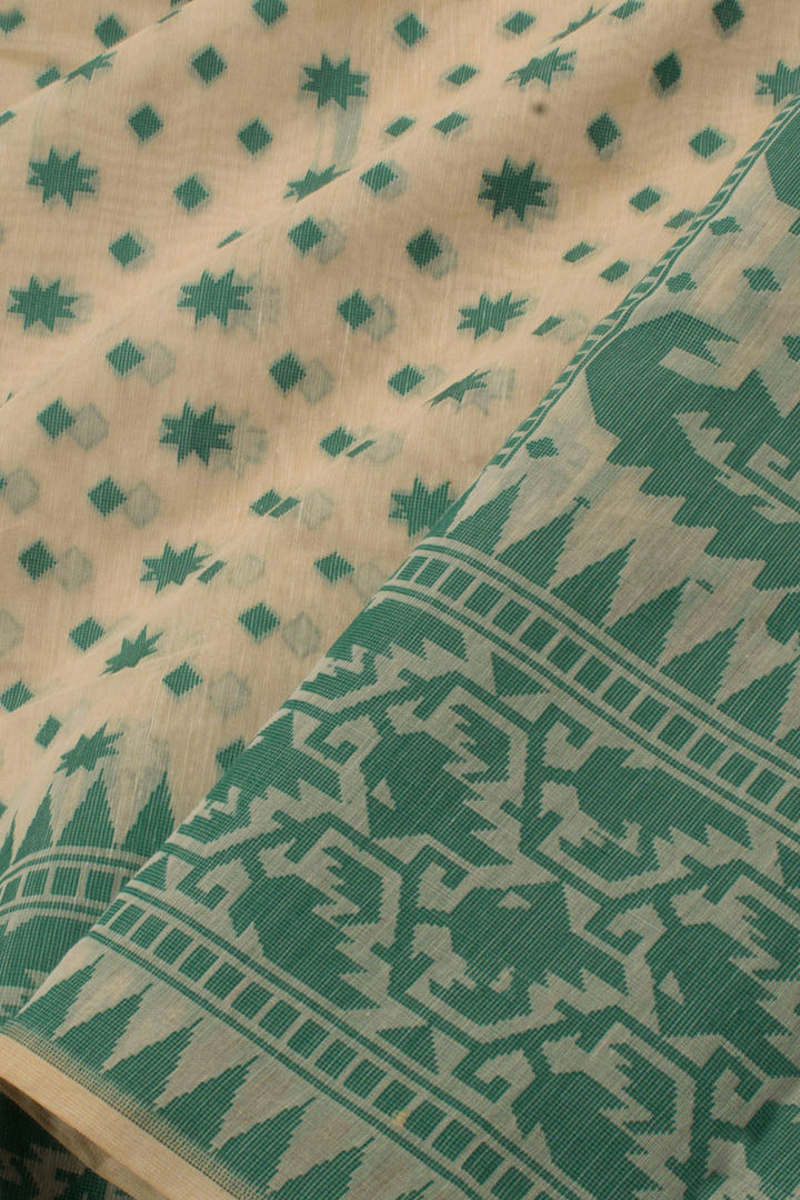 Handloom Dhakai Style Cotton Saree 10057788