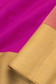 Magenta Pure Zari Korvai Kanjivaram Saree 10059204