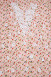 Chikankari Embroidered Kota Cotton Salwar Suit Material 10059378