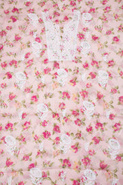 Chikankari Embroidered Kota Cotton Salwar Suit Material 10059381