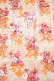 Chikankari Embroidered Kota Cotton Salwar Suit Material 10059384