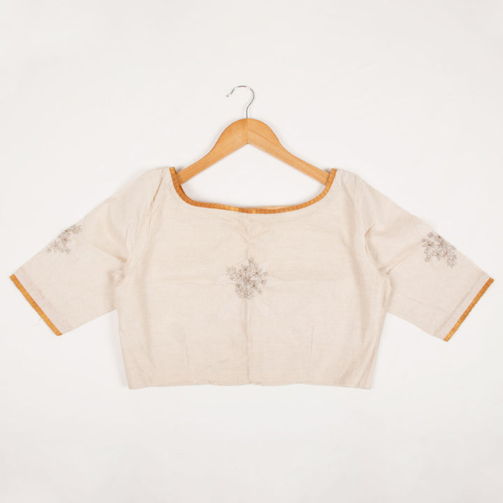 Handcrafted Linen Cotton Blouse 10059504