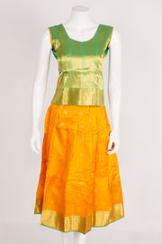 Size 0 to 16 yrs Pure Silk Kanchipuram Pattu Pavadai 10059825