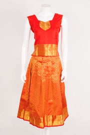 Size 0 to 16 yrs Pure Silk Kanchipuram Pattu Pavadai 10059826