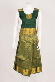 Handcrafted Readymade Silk Pattu Pavada