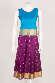 Size 0 to 16 yrs Pure Silk Kanchipuram Pattu Pavadai 10059829