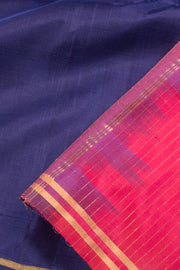 Navy Blue Kanjivaram Soft Silk Saree 10059879