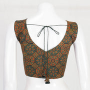 Green Ajrakh Printed Modal Silk 10061048