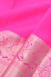 Sunflower Yellow Kanjivaram Pattu Pavadai Material 10059633