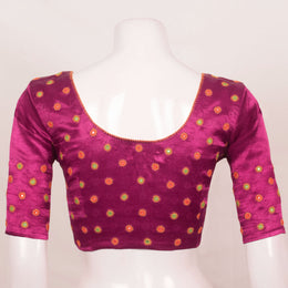 Handcrafted Mashru Blouse with Mirror Work 10055288