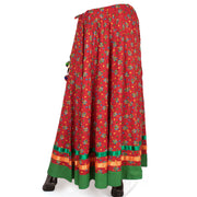 Printed Kalidar Cotton Skirt 10055168