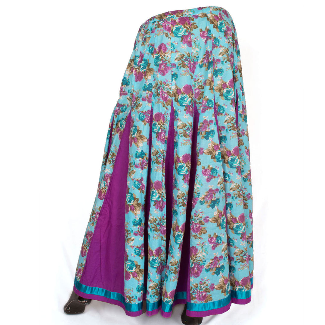 Printed Kalidar Cotton Skirt 10055179