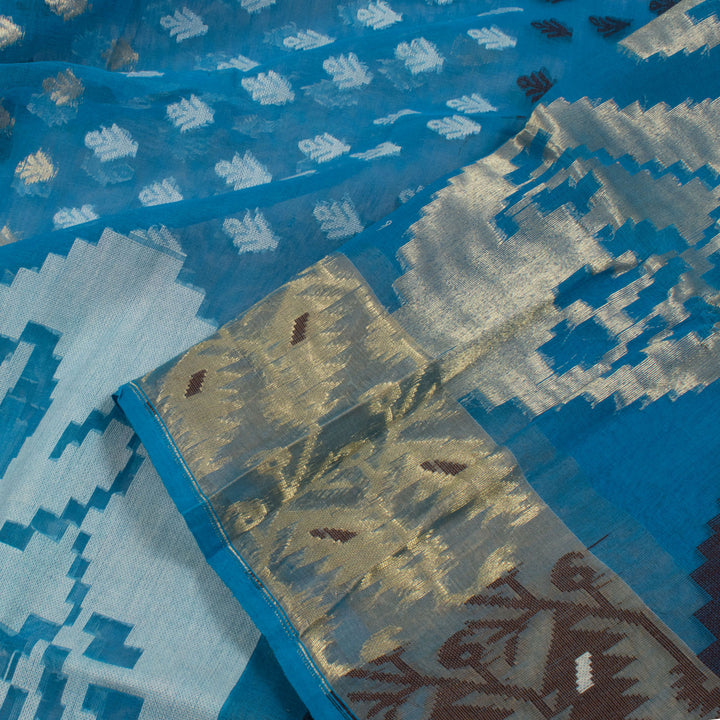 Handloom Jamdani Style Bengal Cotton Saree 10055375