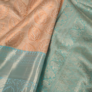 Handloom Pure Zari Bridal Korvai Kanjivaram Tissue Silk Saree 10055732