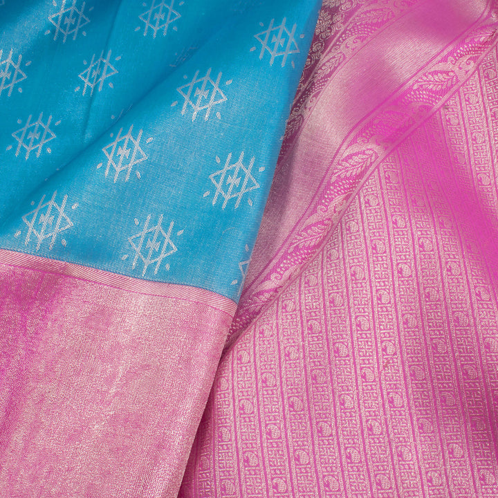 Handloom Pure Zari Jacquard Kanjivaram Tissue Silk Saree 10057042