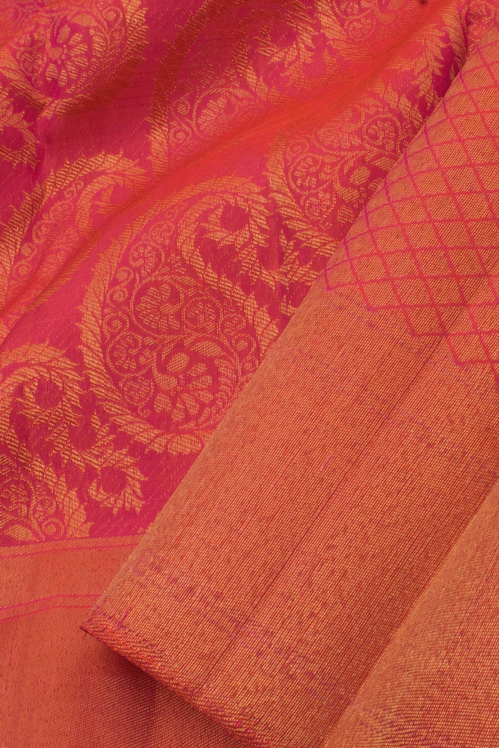 Pure Zari Bridal Jacquard Kanjivaram Silk Saree 0058720