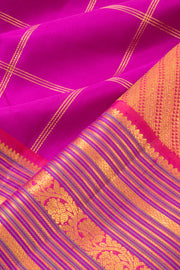 Majenta Pure Zari Kanjivaram Silk Saree 10060001