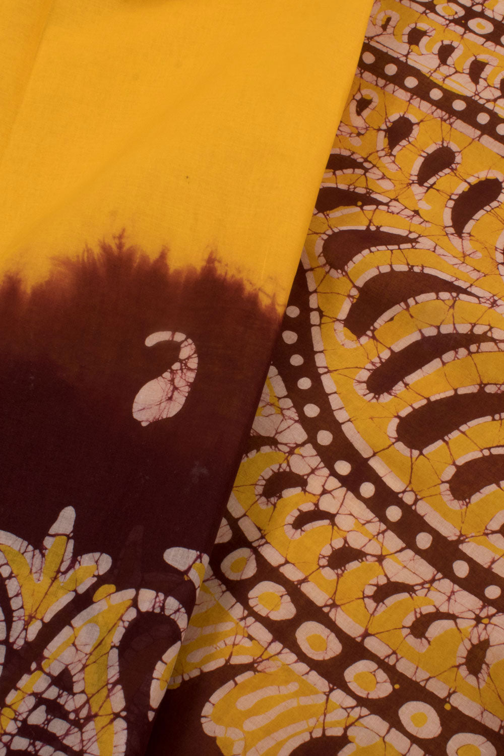 Batik Printed Cotton Saree 10058017