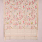 Printed Chanderi Silk Cotton 2 pc Salwar Suit Material 10054791