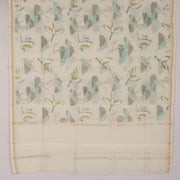 Printed Chanderi Silk Cotton 2 pc Salwar Suit Material 10054795