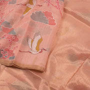 Printed Handloom Chanderi Silk Cotton Saree 10054815