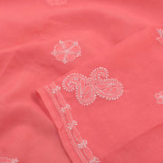 Chikankari Embroidered Cotton Saree 10055257