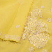 Chikankari Embroidered Cotton Saree 10055260