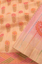 Hand Block Printed Silk Cotton Saree 10059301