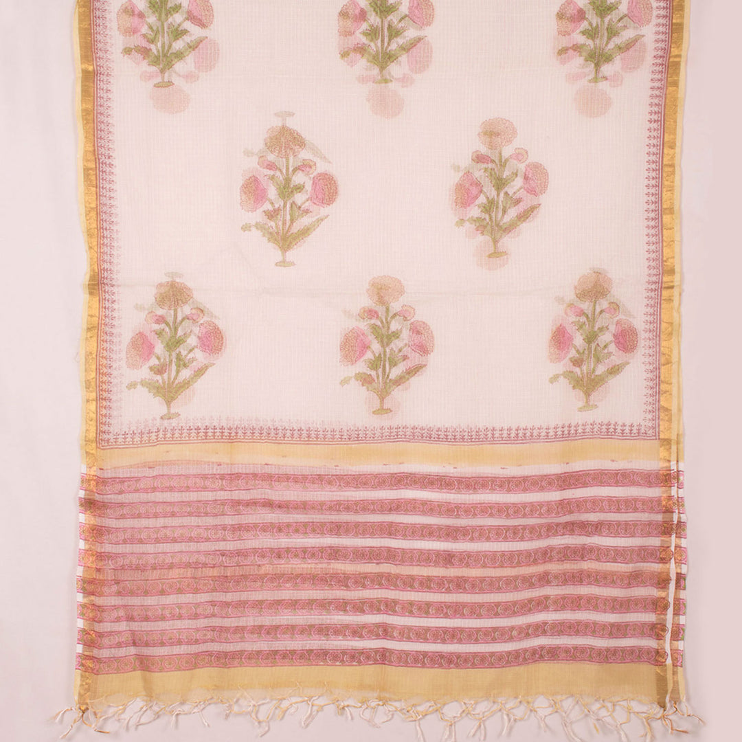 Hand Block Printed Cotton Salwar Suit Material 10054104
