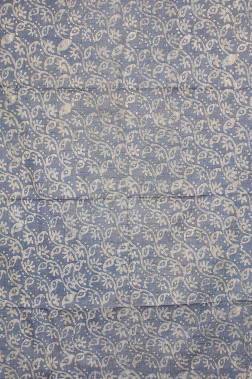Grey Batik Printed Linen Cotton Salwar Suit Material 10062247