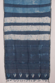 Dabu Printed Chanderi Indigo Silk Cotton Dupatta 10058200