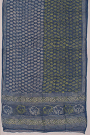 Indigo Bagru Printed Kota Cotton Dupatta 10058208