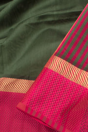 Handloom Maheshwari Silk Cotton Saree 10058814