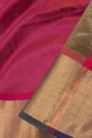 Handloom Maheshwari Silk Cotton Saree 10058822