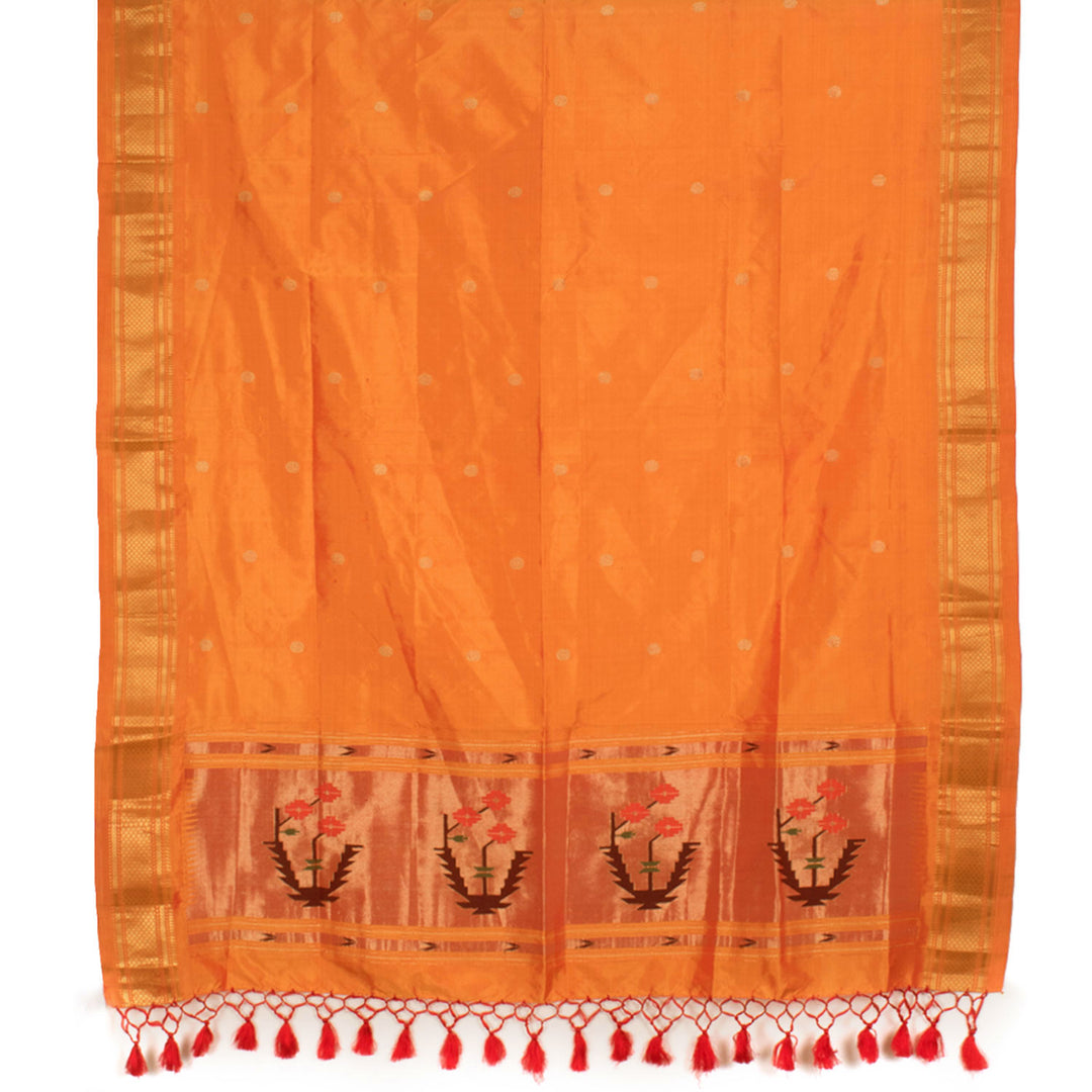 Handwoven Paithani Asawali Silk Dupatta 10056153