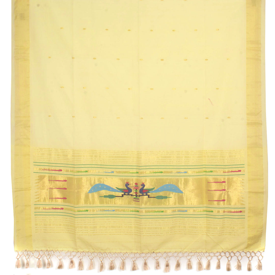 Handwoven Paithani Cotton Dupatta 10056154