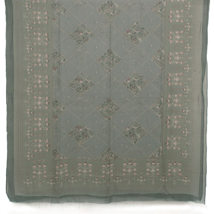 Screen Printed Giza Cotton Salwar Suit Material 10056218