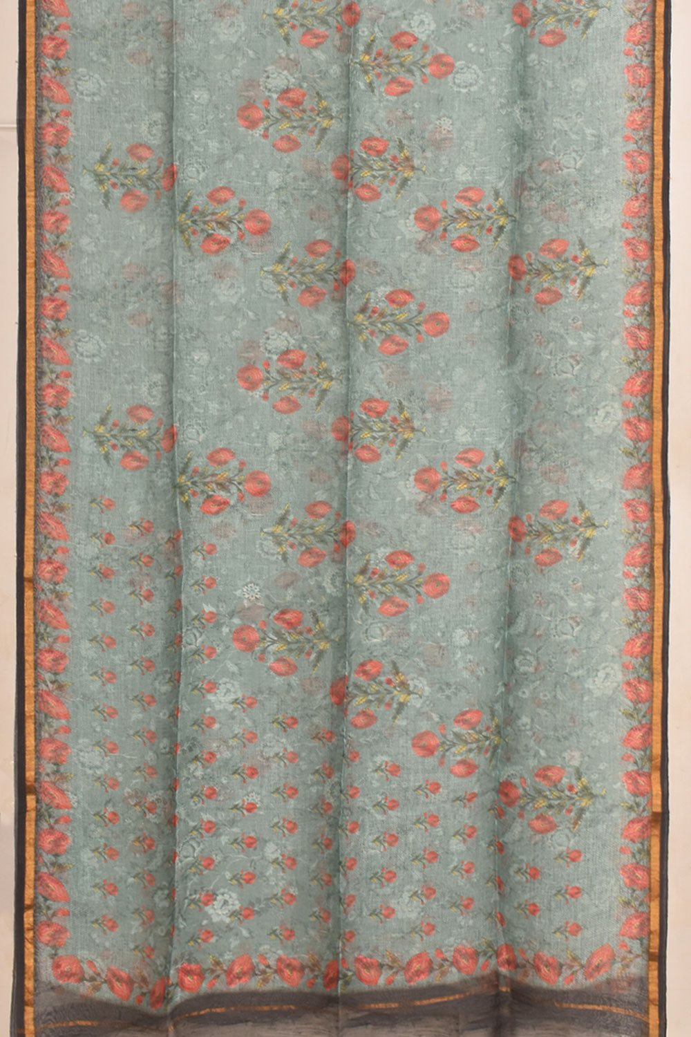 Digital Printed Linen 2-Piece Salwar Suit Material 10058802