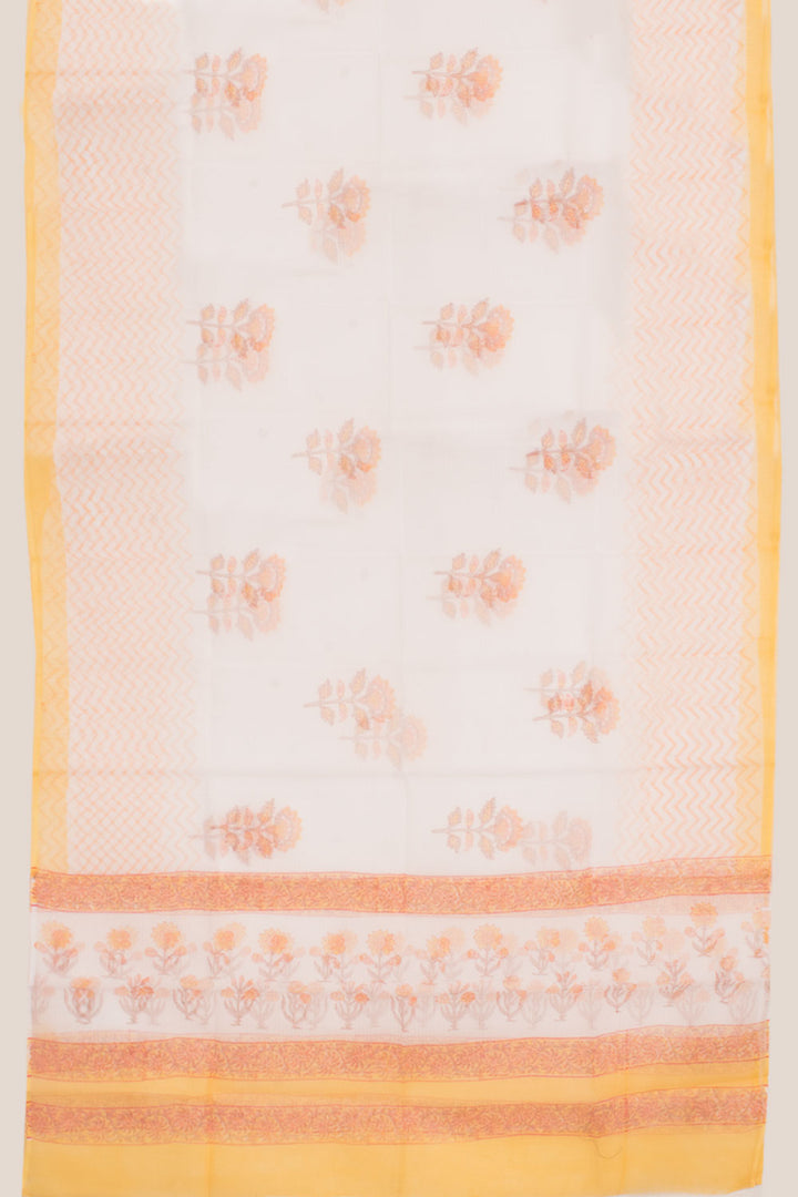 Hand Block Printed Cotton  3-Piece Salwar Suit Material 10058809