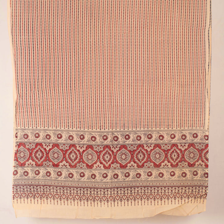 Ajrakh Printed Cotton Salwar Suit Material 10053764