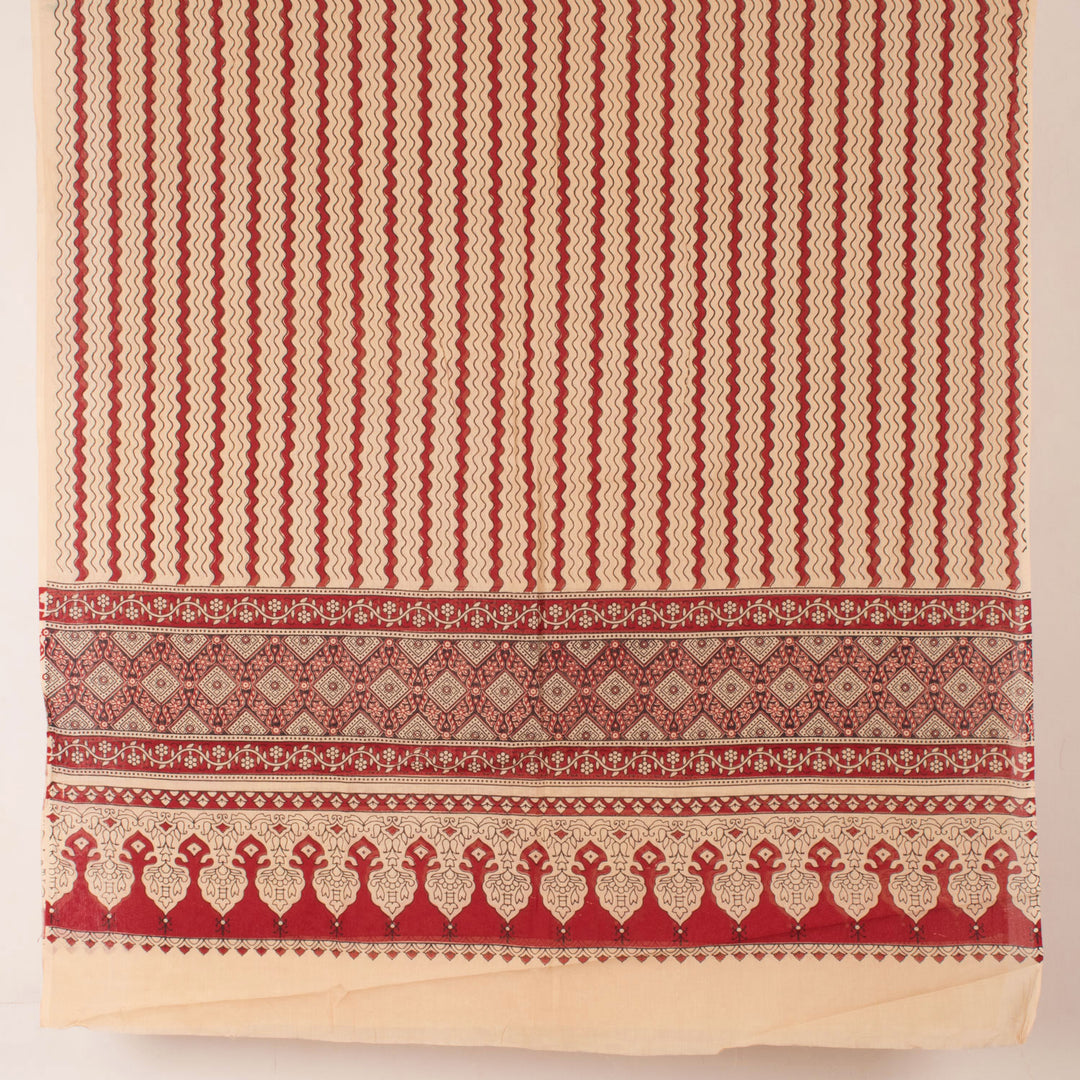 Ajrakh Printed Cotton Salwar Suit Material 10053772