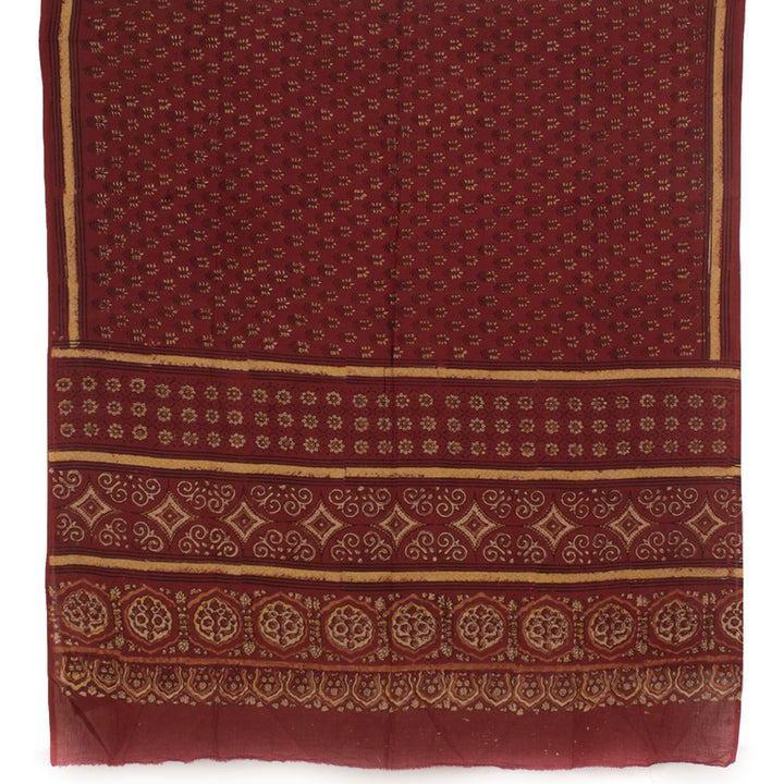 Ajrakh Printed Cotton Salwar Suit Material 10056753